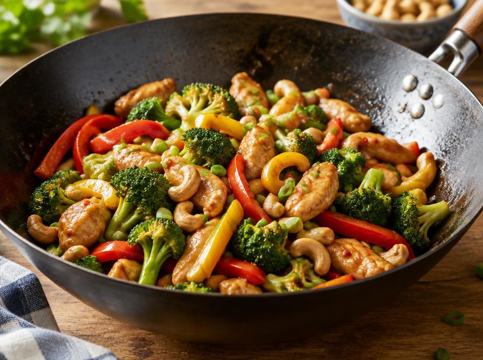 Crispy tofu & veg stir-fry