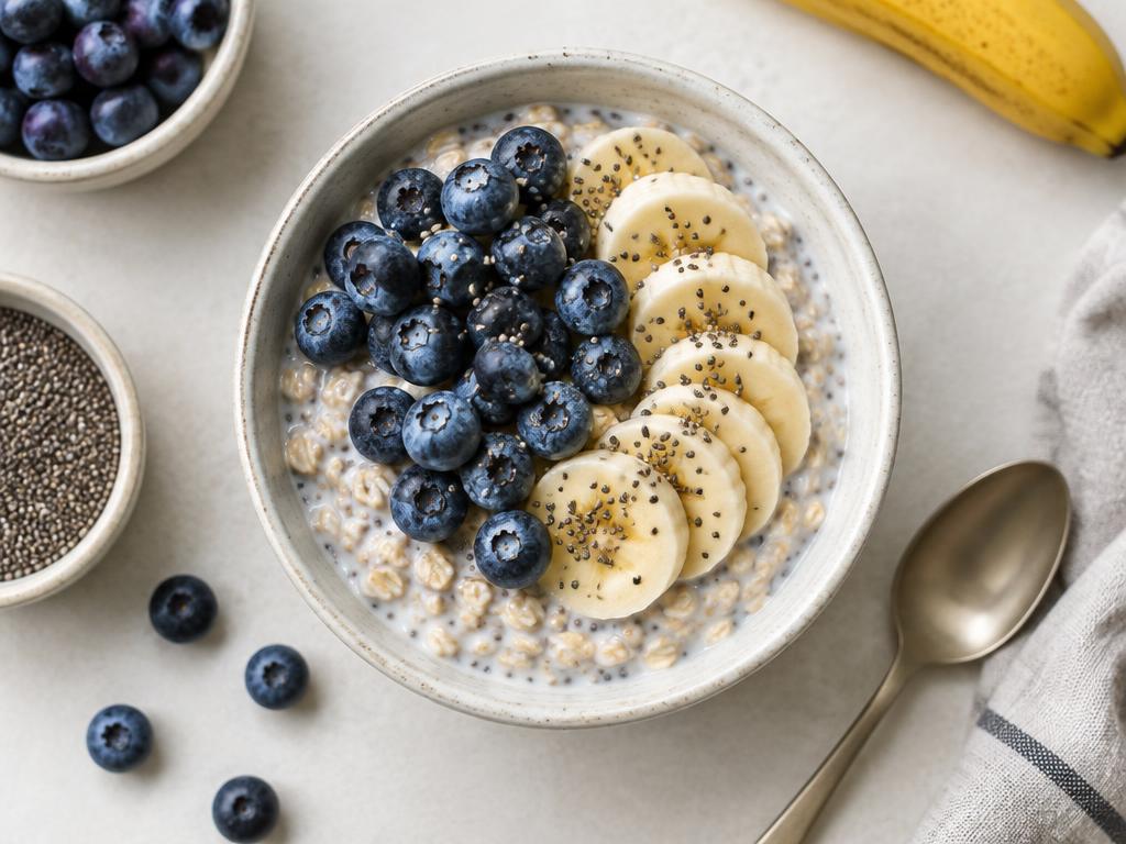 Blueberry overnight oats